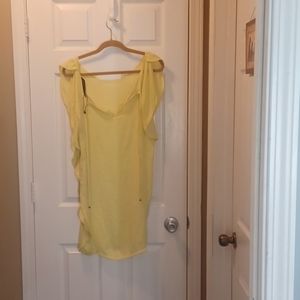 Zara Woman Size small Yellow coverup